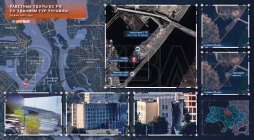 Удары ВС РФ по штабу ГУР Украины