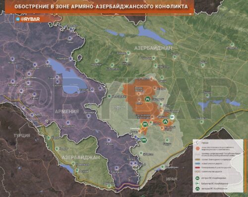 Обострение в зоне армяно-азербайджанского конфликта
