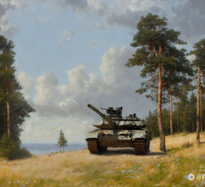 Танкисты 20 мсд на страже побережья