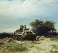 Дозор 42 гвардейской мсд в степях Запорожья