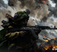 В Работино свинцовый дождь