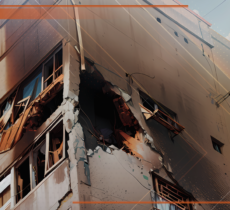 После обстрела