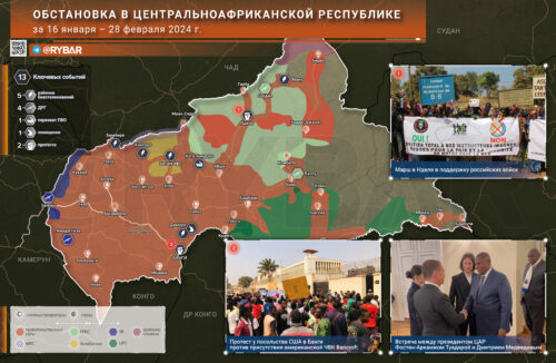 Обстановка в Центральноафриканской республике за 16 января – 28 февраля 2023 года