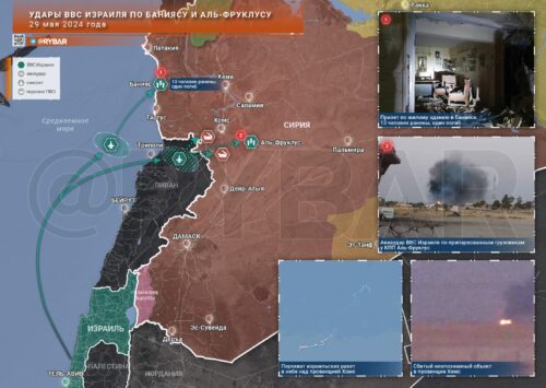 Израиль атакует территорию Сирии