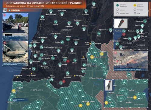 Обстановка на ливано-израильской границе: удары по израильской территории