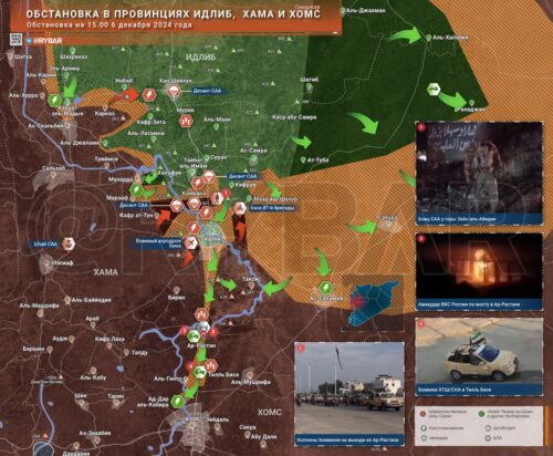 Кризис в Сирии (граница провинций Хама и Хомс): продвижение боевиков ХТШ к Хомсу и в пустыню