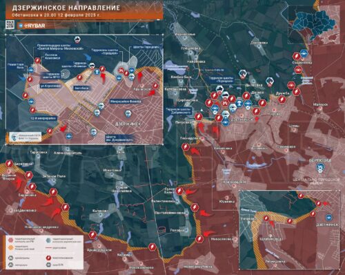 Дзержинское направление: успехи в районе Водяного и сбросы украинских флагов