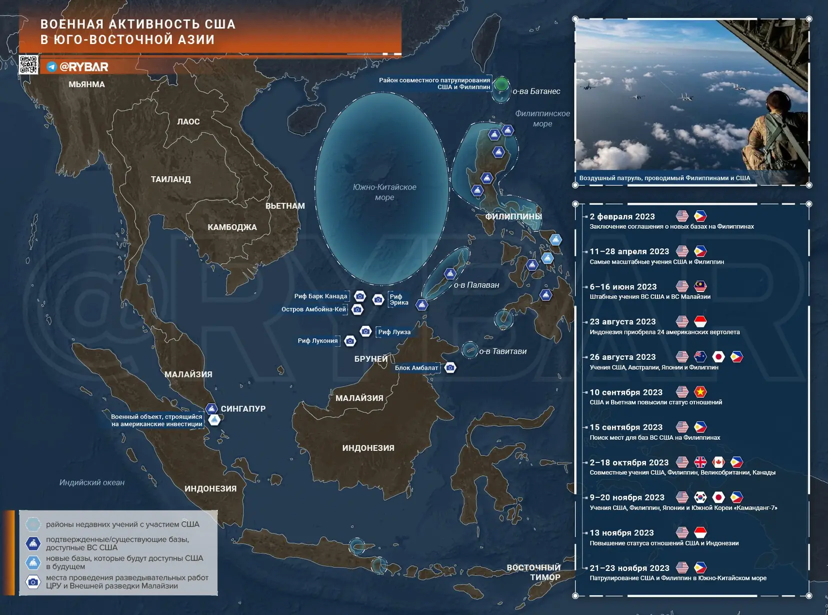 О военной активности США в юго-восточной Азии