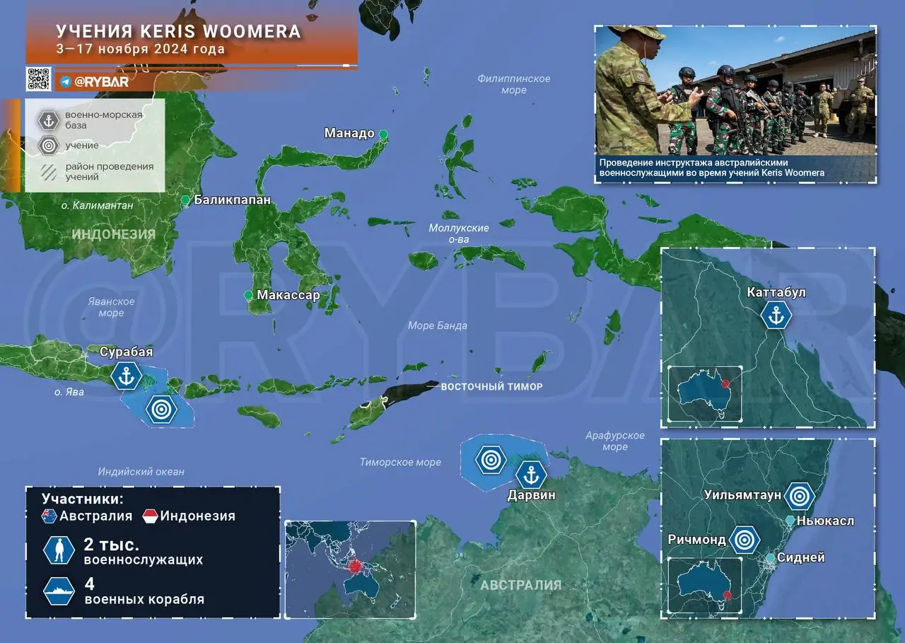 Об учениях Keris Woomera